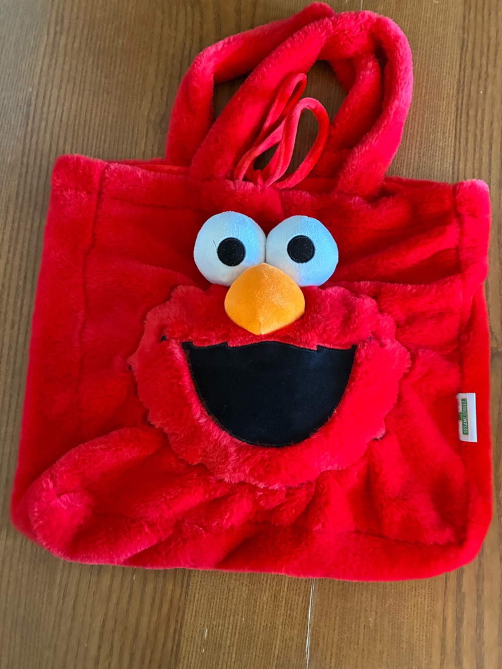 Elmo Plush Tote Bag -Sesame Street